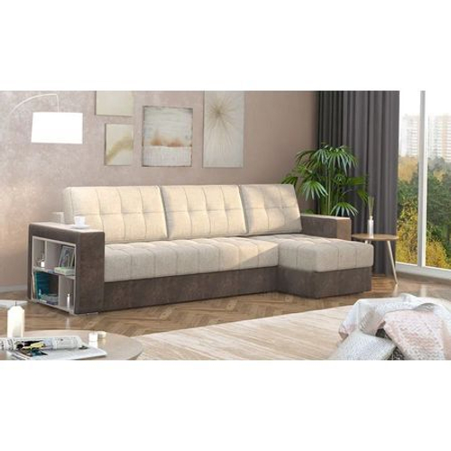 МАРК диван угловой кат.1 (Вар. №1 Дрим Беж/ Венге) ИВАРУ