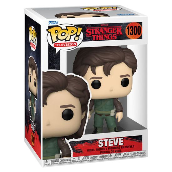 Фигурка Funko POP! TV Stranger Things S4 Steve Harrington as a Hunter (1300) 65636 / Фигурка Фанко ПОП! по мотивам сериала "Очень странные дела", Стив Харрингтон