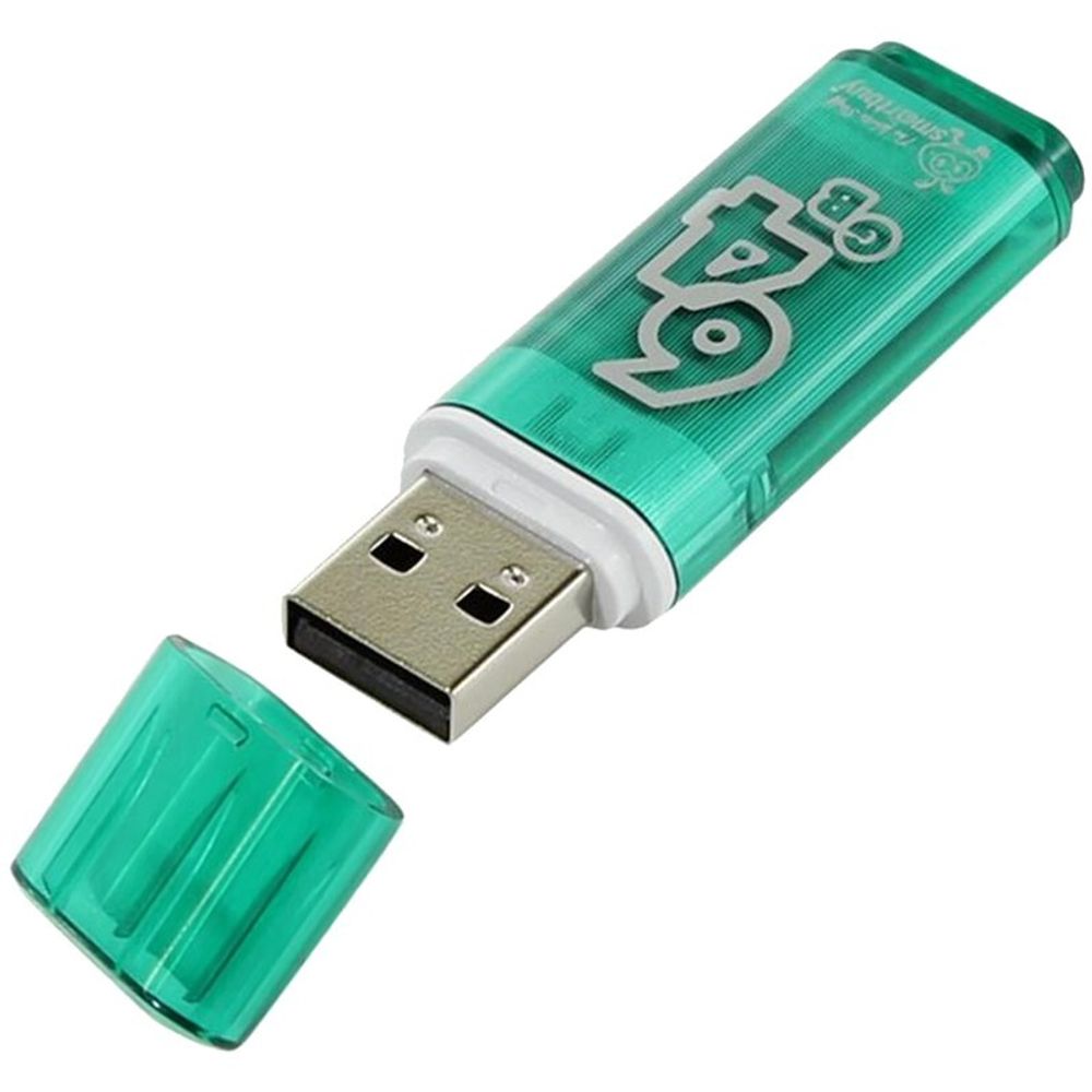 USB карта памяти 64ГБ Smart Buy Giossy (зеленый)