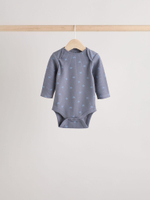 Боди с длинным рукавом для малышей Next B46-232, 5 шт., Зеленый, Желтый, Синий