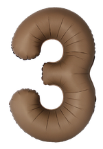 Цифра 3 Slim, Шоколад, Матовый в упаковке 40" Fm