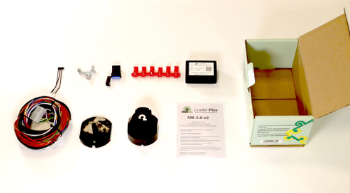 Универсальная электрика к фаркопу Лидер Плюс с блоком Smart Connect KPL-024 (розетка 7-pin, отключение парктроников)