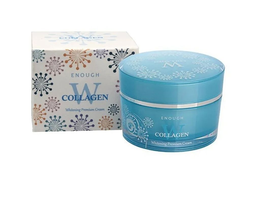 Крем для лица Enough W Collagen Whitening Premium с экстрактом меда и морским коллагеном Cream 50 г