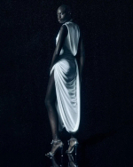 Платье с буфом