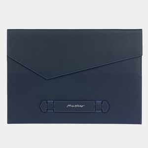 Чехол для докуметов и техники fleche Сase 17" из кожи теленка цвет синий