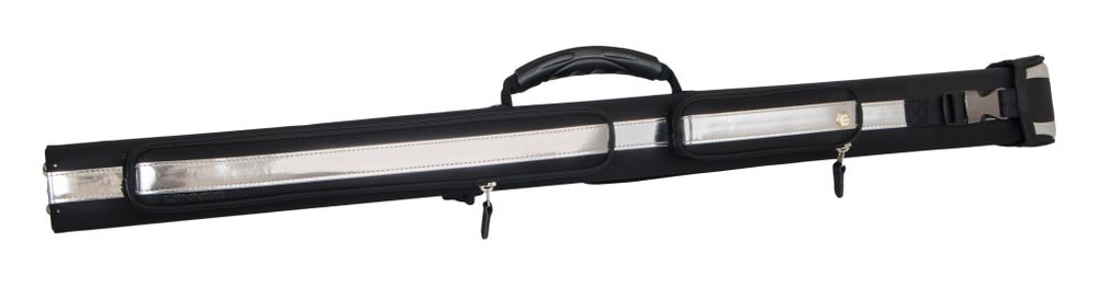 Тубус для кия "WINNER 4" 1/1 85 см (черно-серебристый)