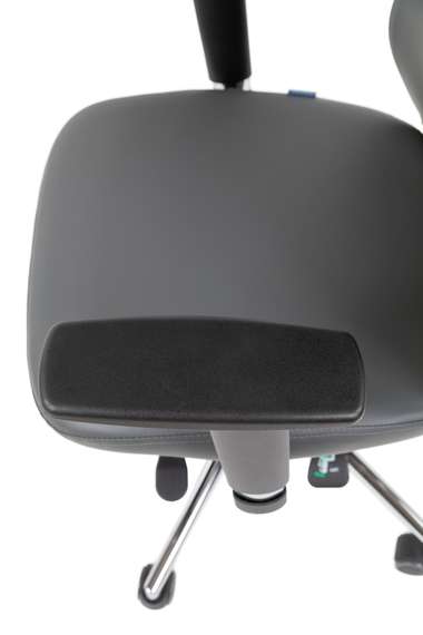 Офисное кресло Chairman 500LUX Россия экокожа cерый