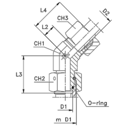 Соединение PN45 DS10 М18х1.5 (в сборе) CAST