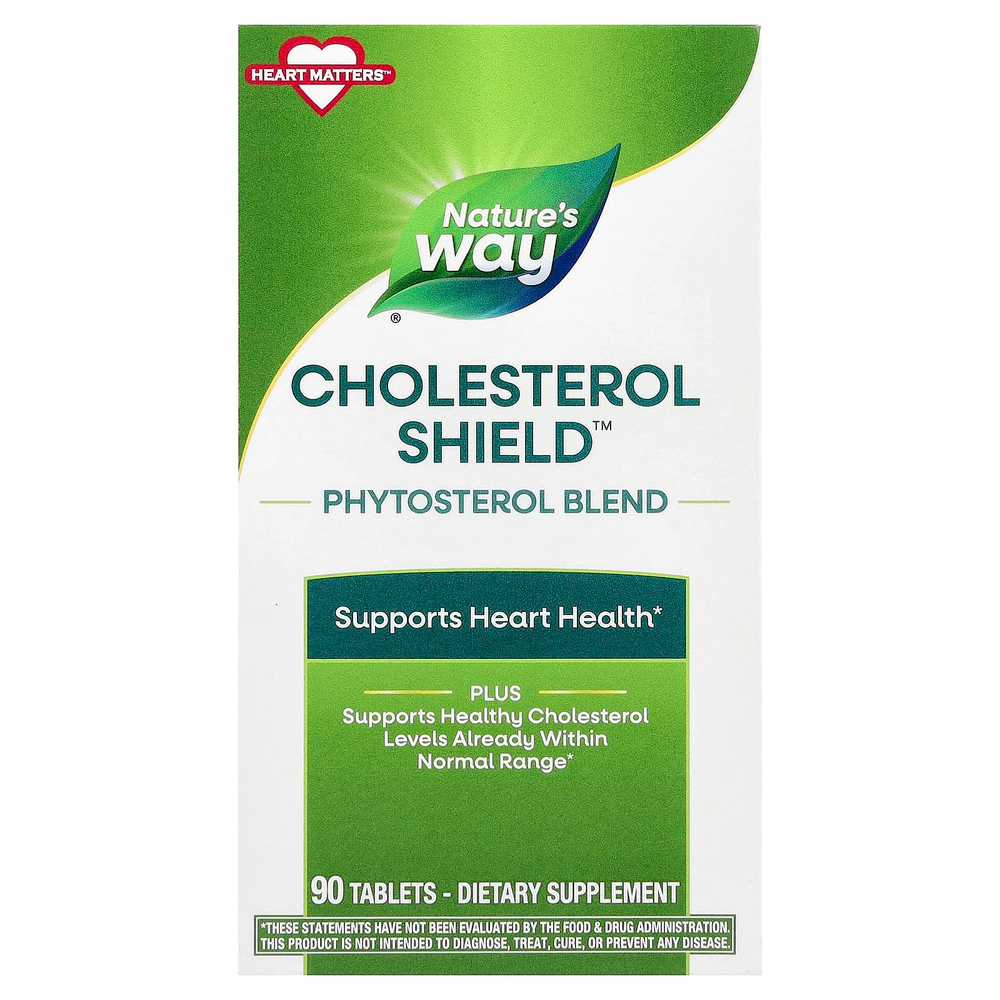 Nature's Way, Cholesterol Shield™, смесь фитостеролов, 90 таблеток