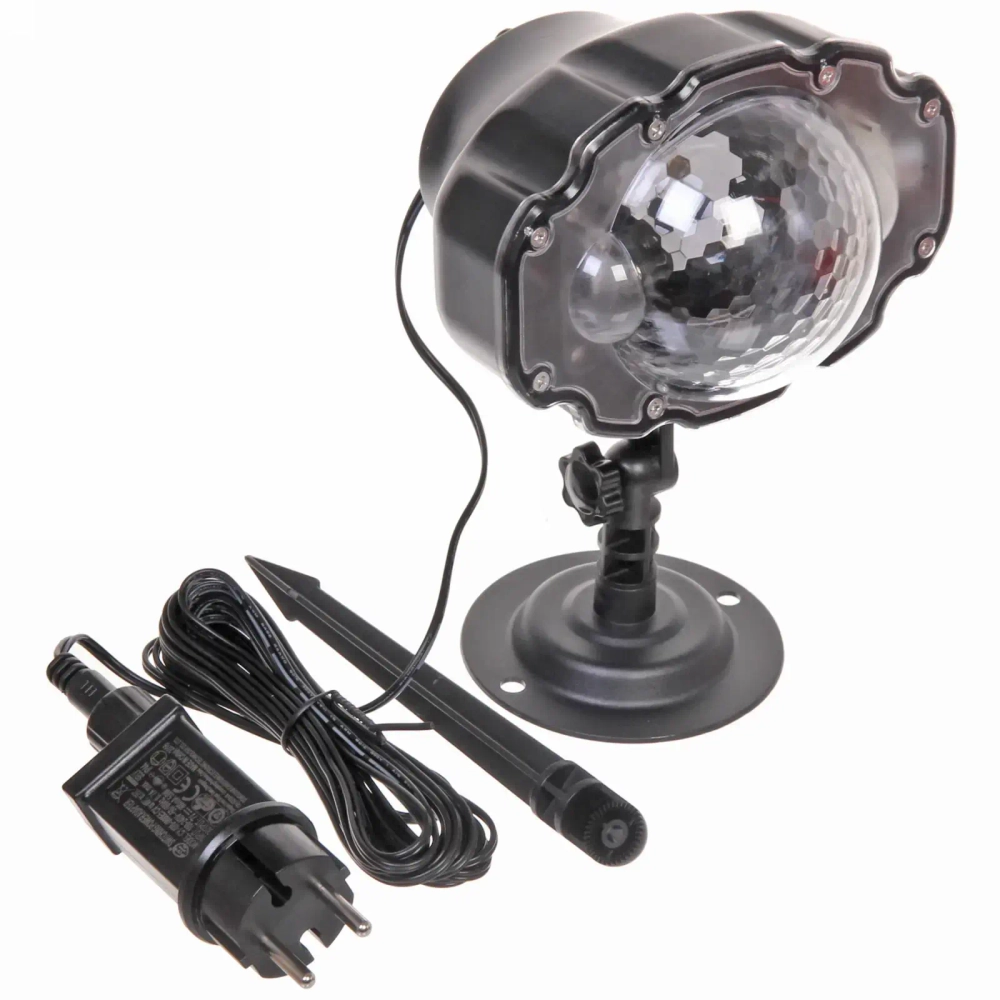 Проектор уличный светодиодный «Падающие снежинки» (220V)