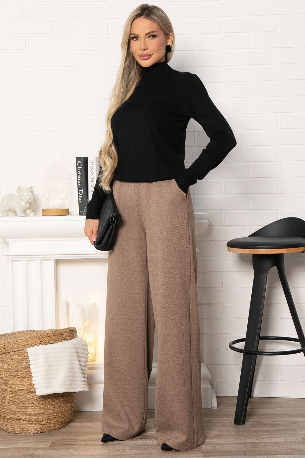 Брюки Остатки тепла (кофе) Б14956-7М LT Collection