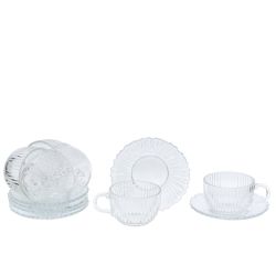 GAEM Набор из 6-ти чашек с блюдцами, 175 мл, L13 W13 H6 см