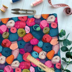 Ткань премиум мембрана разноцветные мотки