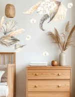 Стикеры БОХО ЛИСТЬЯ сет 2