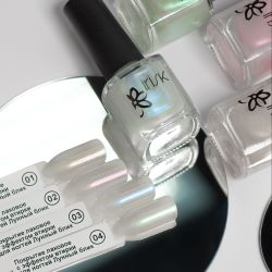 Irisk лак с эффектом втирки Лунный блик