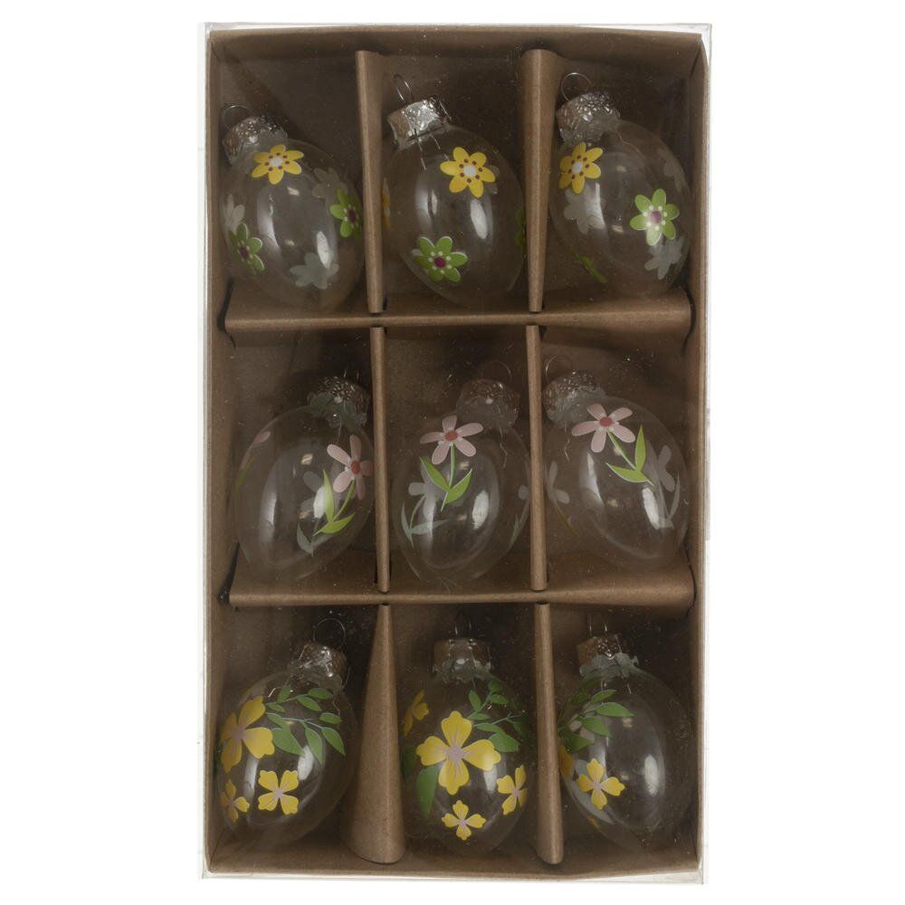 GAEM Набор из 9-ти изделий декоративных подвесных "Яйцо" (3*5), L10,5 W18,5 H3,5 см