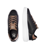 Кожаные кроссовки Just Cavalli - черный(77RA3SB1ZPA66)