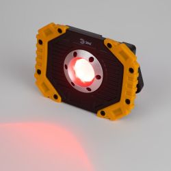 Светодиодный фонарь ЭРА Рабочие Практик PA-802 прожектор аккумуляторный 15Вт, COB, 6 режимов