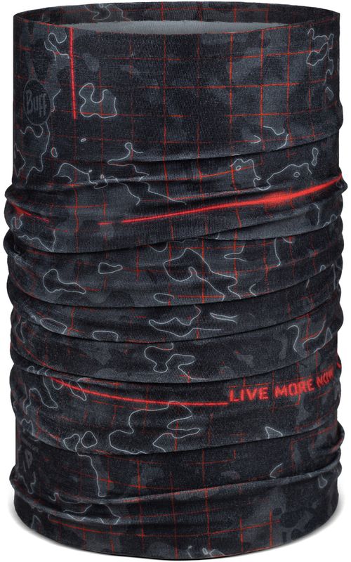 Тонкая зимняя бандана-труба Buff Thermonet Emgy Graphite Фото 1