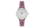 Adidas Originals STYLE Wrist Watch Quartz Movement Silicone Strap Silver Dial Women"s Watch 50m Water Resistant