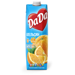 Сок натуральный Да Да апельсин 0.95 л т\п