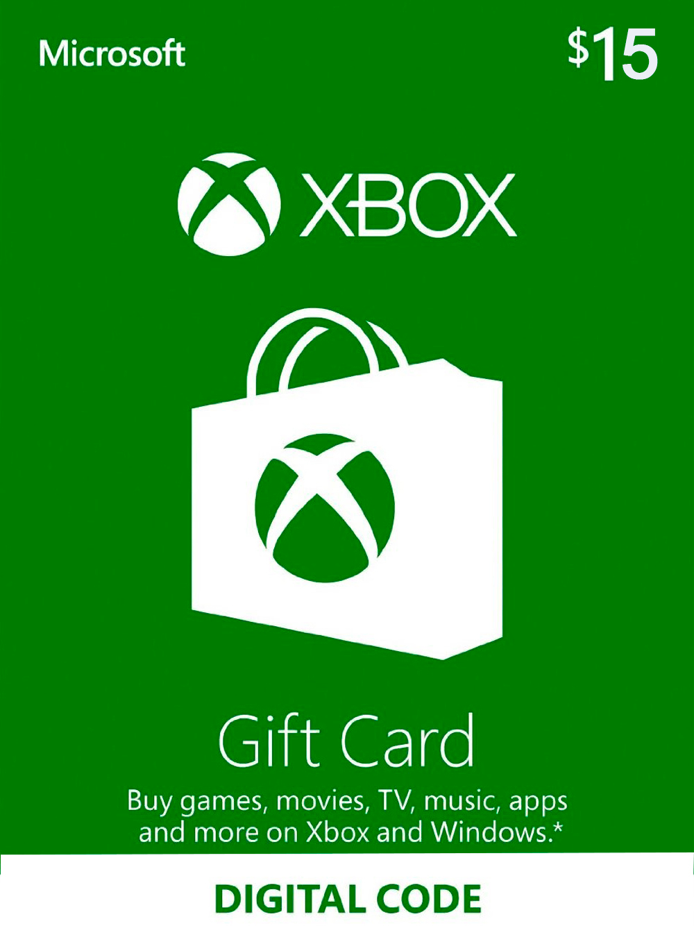 Пополнение бумажника на 15$ (Xbox Store USA) [Цифровой код доступа]