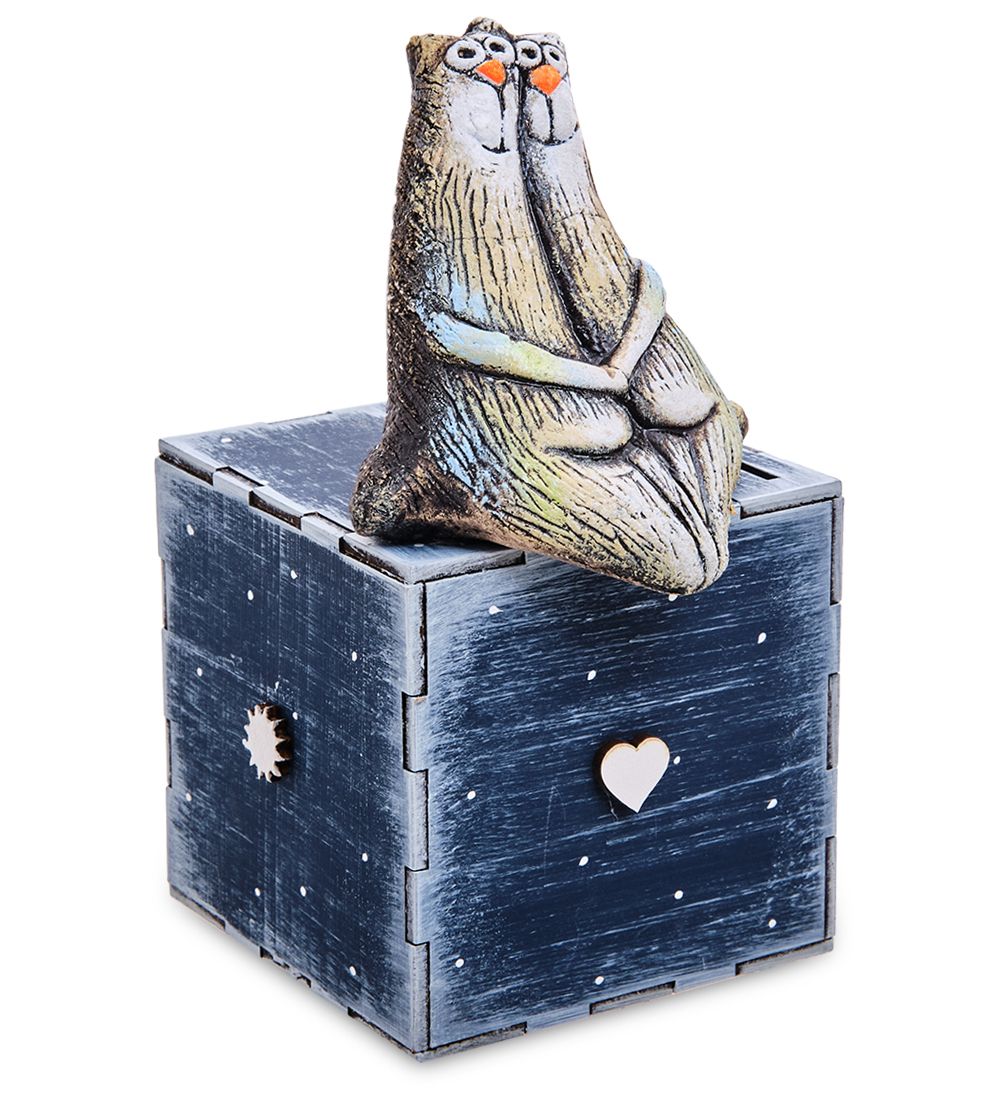 КоКо Шамель KK-720 Копилка «Коты парочка» шамот