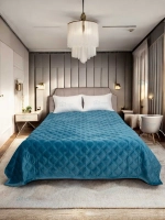 Покрывало 220х240 стеганое для кровати и дивана