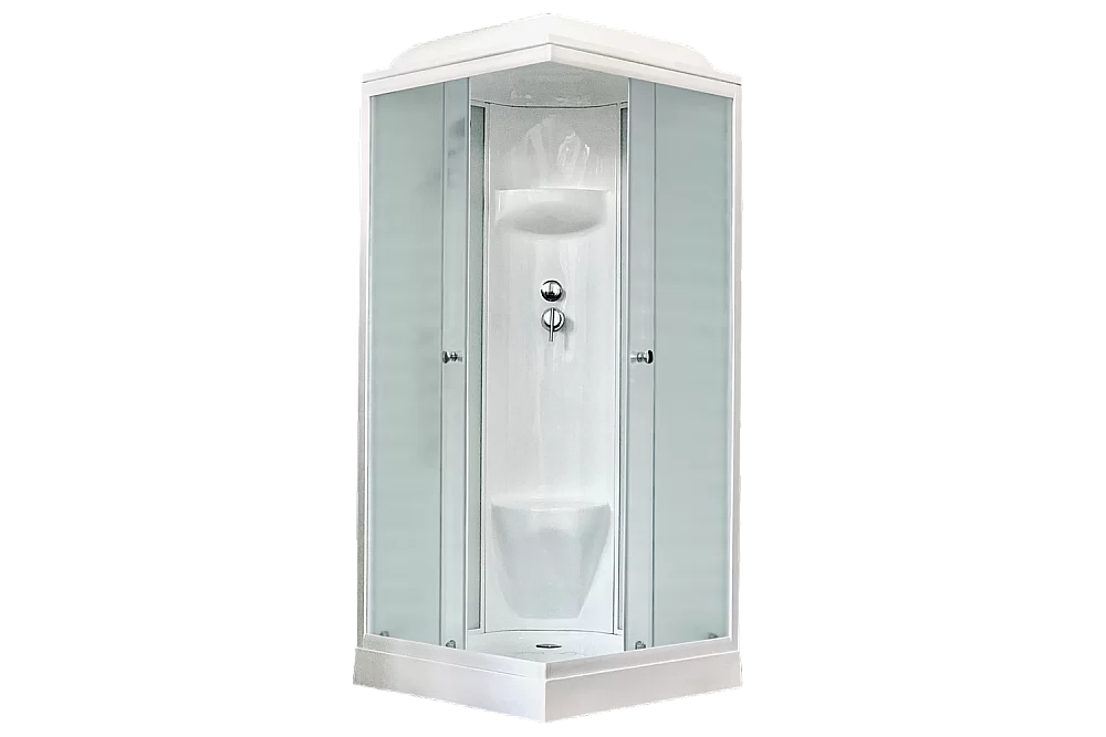 Душевая кабина Royal Bath RB90HP6-WC 90x90 профиль белый/стекло матовое