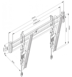 Кронштейн для LCD/LED (40-65") NB C3-T