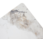 Стол М-City DISAUR Тик Так 90 Pandora Light Пандора, керамика, Черный каркас