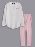 Костюм для девочки лонгслив и с леггинсы