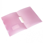 Папка-скоросшиватель, поворотный зажим, Alingar А4 230х310мм, 150 мкм, пластик, карман, "Ice", ассорти