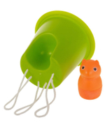 Горшок для цветов с системой автополива log&squirrel, белый/зеленый