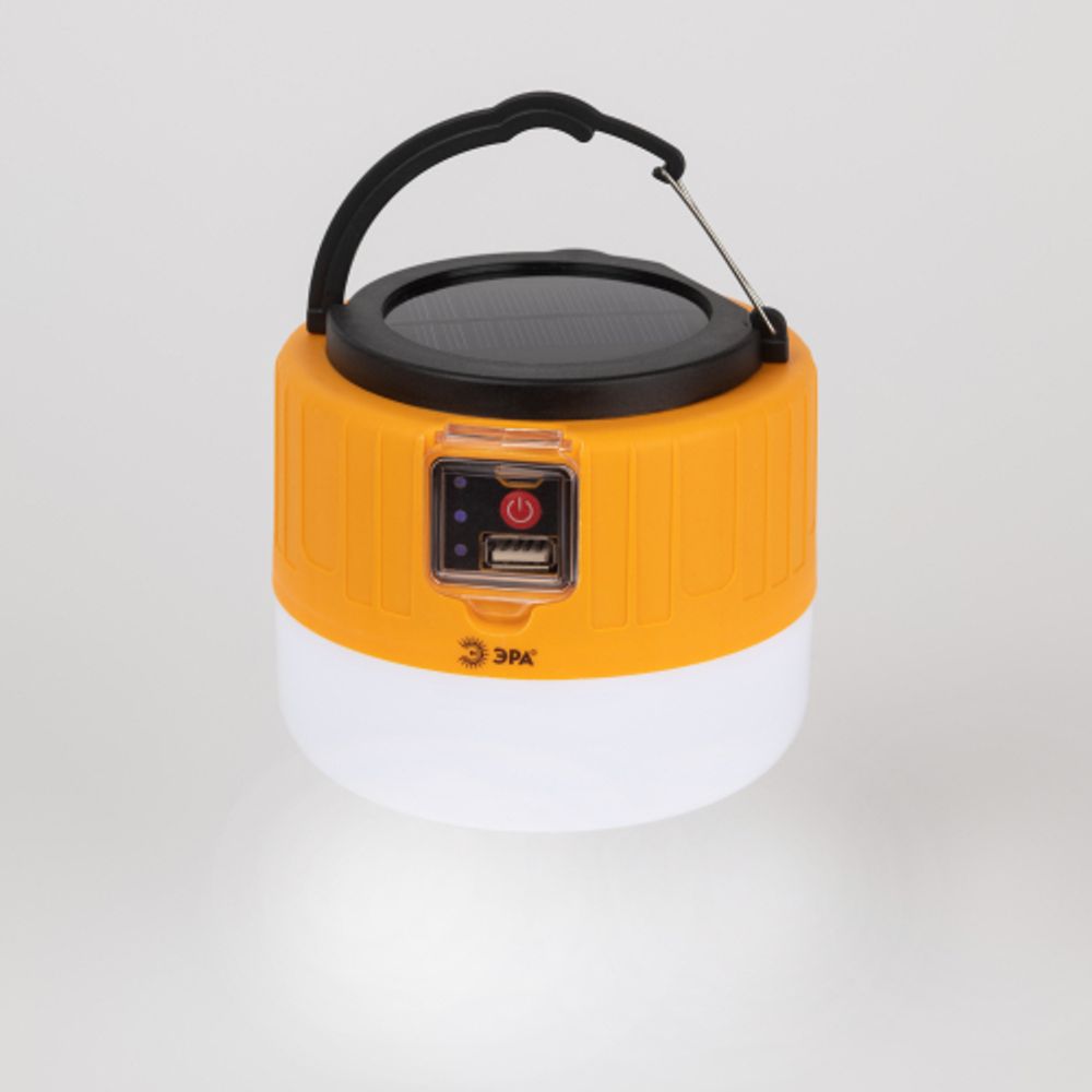 Фонарь кемпинговый светодиодный ЭРА KA-601 Пегас аккумуляторный, на солнечной батарее + дистанционный пульт