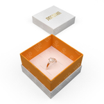 Футляр картонный с прослойкой «Степ» 65x65x45 мм.