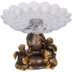 Фруктовница-конфетница Мерси Бронза