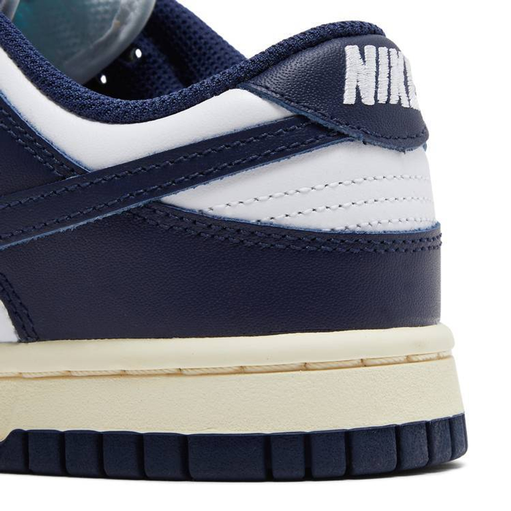 Кроссовки Nike Dunk Low "Midnight Navy And White" (Женская размерная сетка)