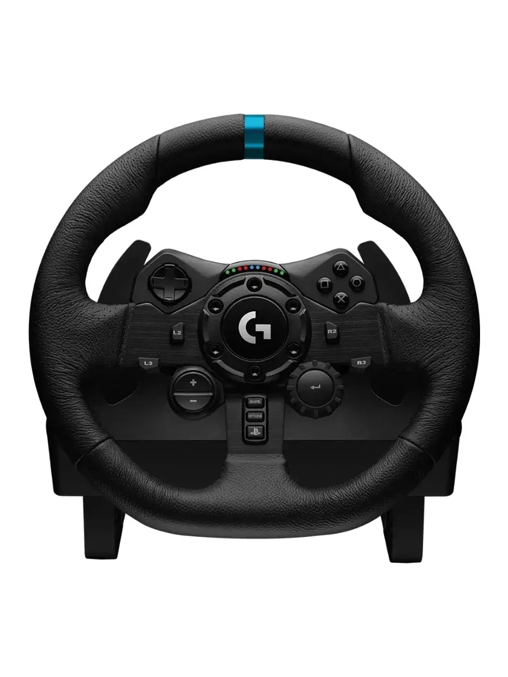 Игровой руль Logitech G923 TRUEFORCE с педалями (PC/PS5/PS4/Xbox Series X|S/Xbox One, обратная связь, кожа)