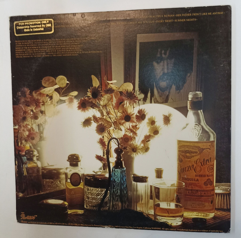Винтажная виниловая пластинка LP Raphael Ravenscroft Her Father Didnt Like Me Anyway (USA Promo 1979)