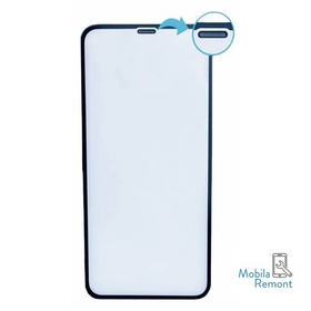 Защитное стекло с сеткой динамика для iPhone 14 Pro Max Черный
