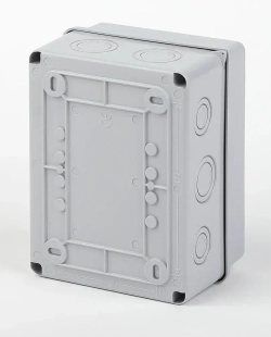 Щит распределительный навесной ЭРА КМПн-5 пластиковый на 5 модулей / Щиток с дверцей IP65, 159х120х90 мм, серый