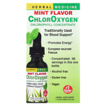 Herbs Etc., ChlorOxygen®, концентрат хлорофилла, без спирта, мята, 30 мл (1 жидк. Унция)
