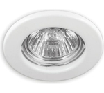 Потолочный встраиваемый светильник FERON dl10 mr16 50w g5.3 белый матовый