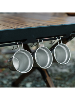 Набор посуды Naturehike туристический, чайник 1,4 л и 3 чашки, алюминий, серый