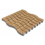 Тротуарная плитка Аксио, 80 мм, Истра, backwash