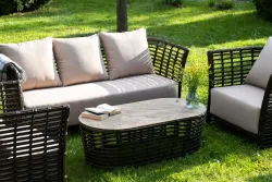 "Валенсия" лаунж-зона из искусственного ротанга, цвет бронзовый