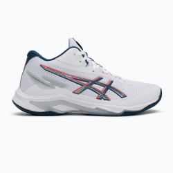 Кроссовки волейбольные ASICS Netburner Ballistic FF 4 white/mako blue