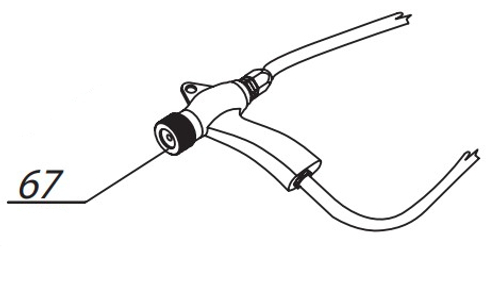 Пистолет эжекторный, артикул 10115300