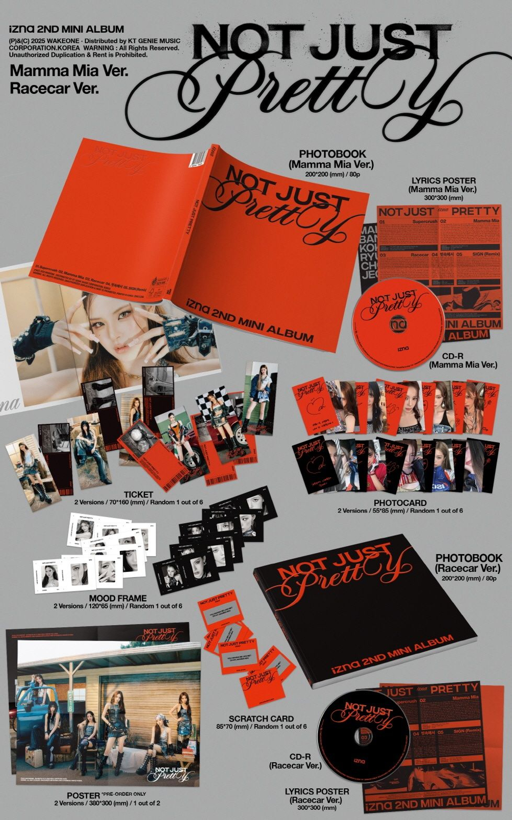 Альбом izna - NOT JUST PRETTY 2nd Mini Album PHOTOBOOK RANDOM Version